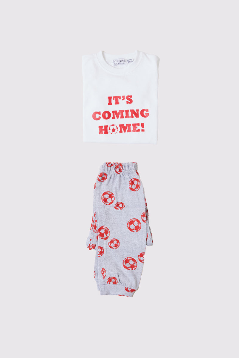 Kids WhiteItS Coming Home Short Sleeve Matching Family Pj Set