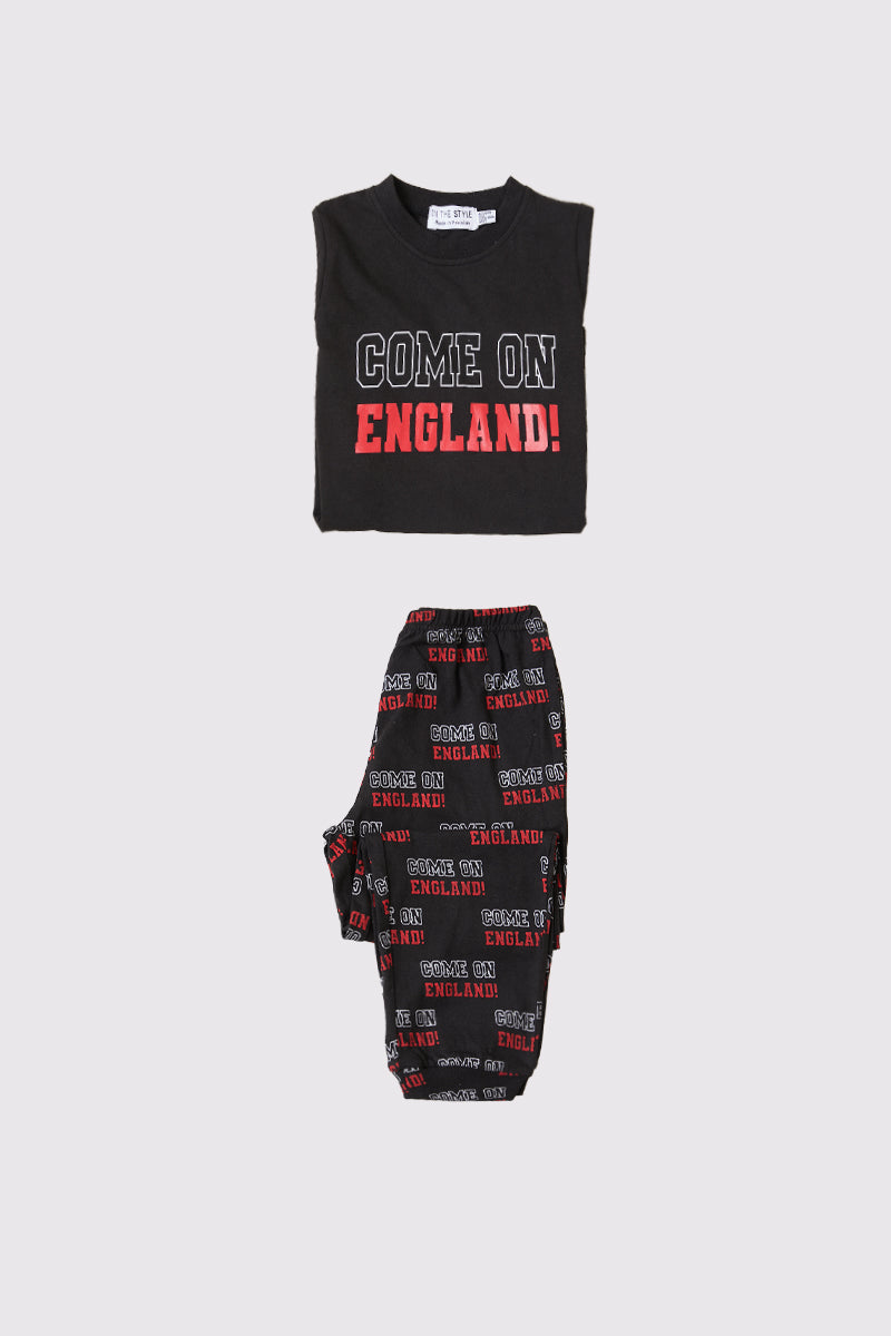 Come On England Short Sleeve Pj Set