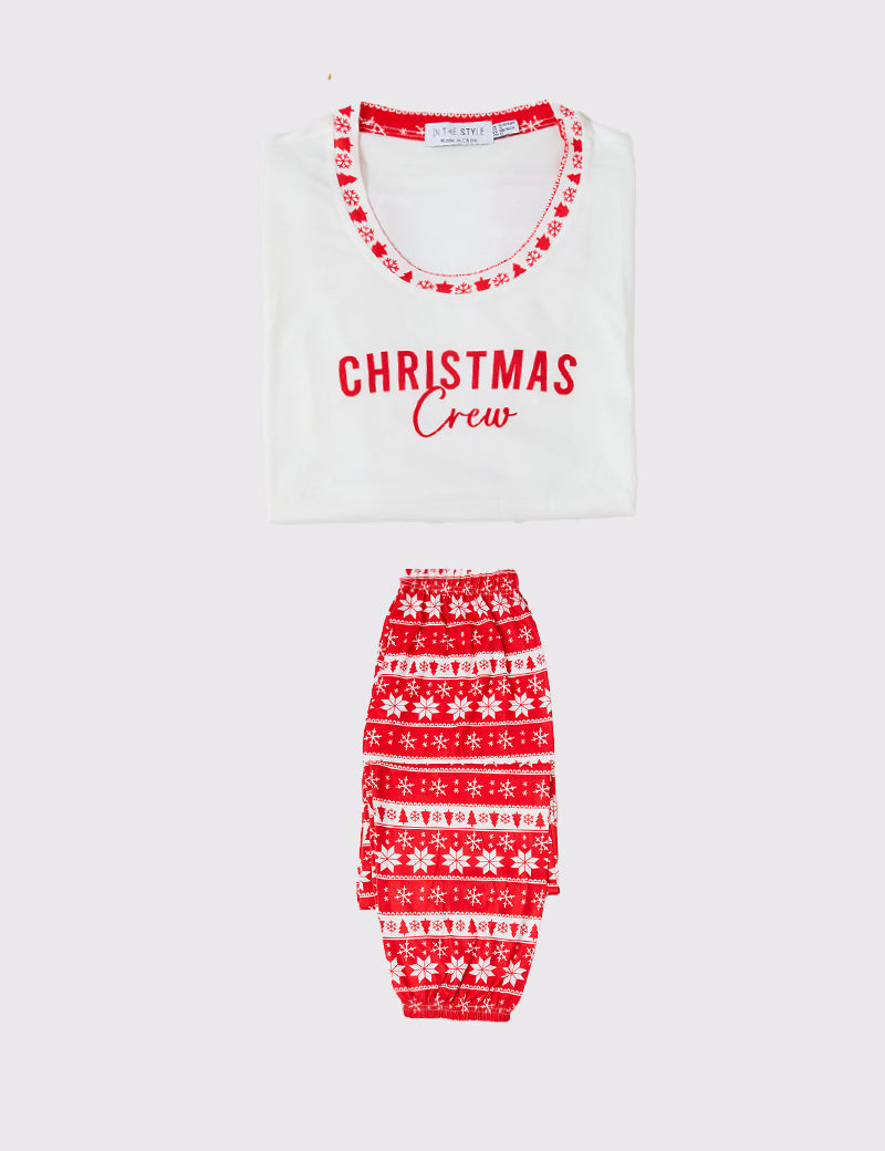 Pj Set Inthestyle Christmas Pyjamas In The Style Jac Jossa Red