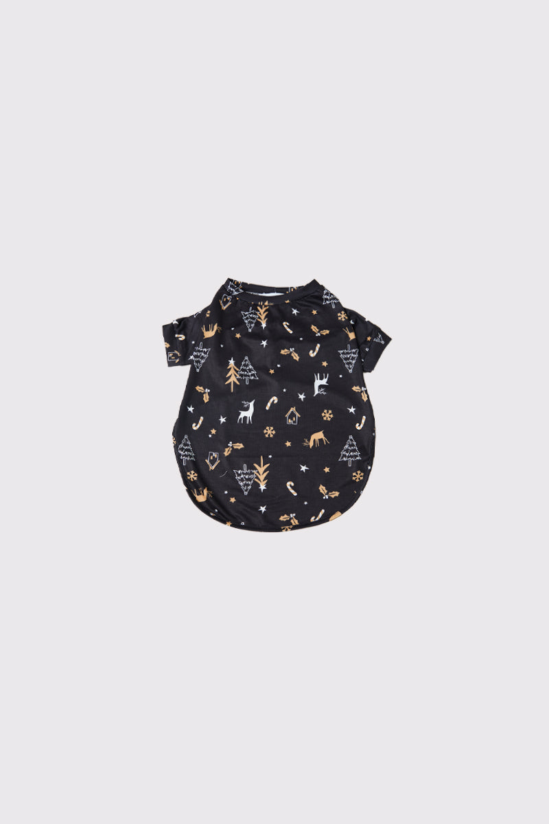 Christmas Tree Print Dog PJ