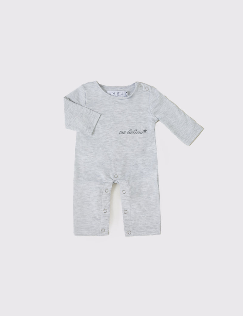Babies 'We Believe' Matching Family PJ Romper