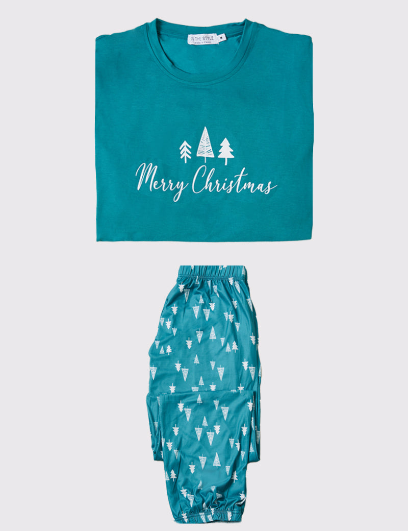 Mens 'Merry Christmas' Matching Family PJ Set