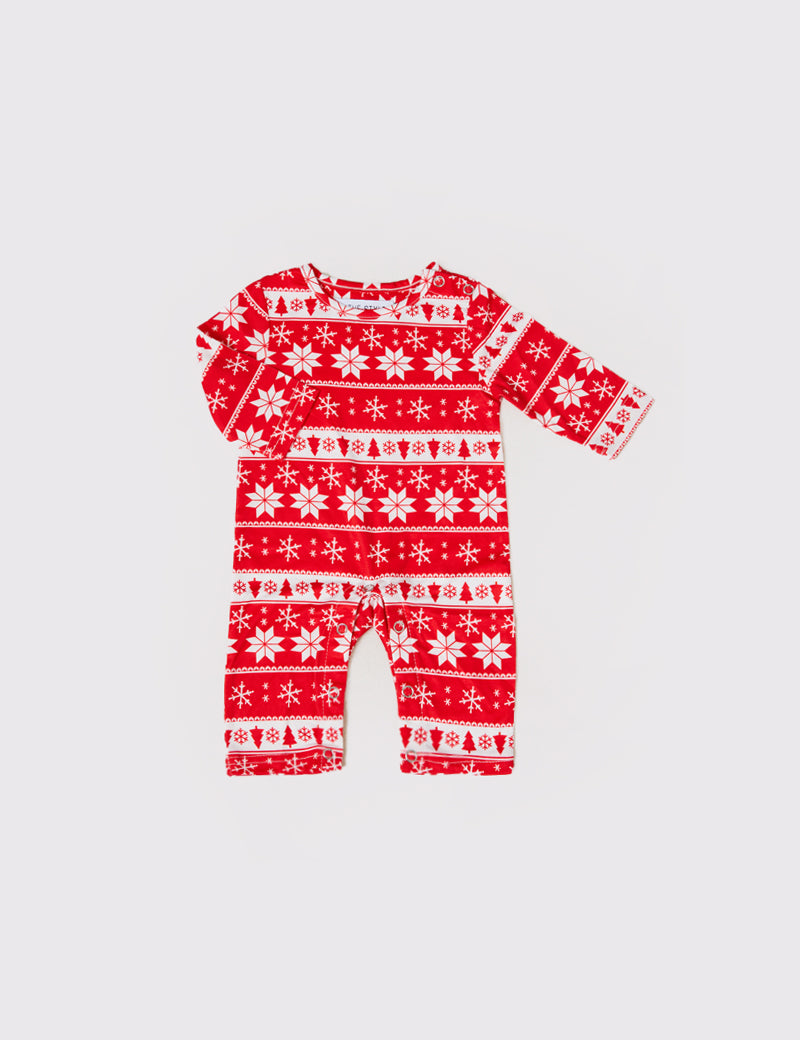 Babies 'Christmas Crew' Matching Family PJ Romper