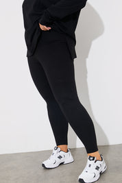 Off The Shoulder Long Sleeve T Shirt And Legging Set