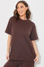 Short Sleeve T Shirt And Flare Leg Trouser Set