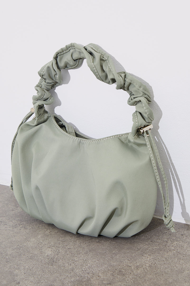 Ruched Strap Grab Bag