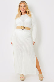 Woven Belt With Gold Buckle