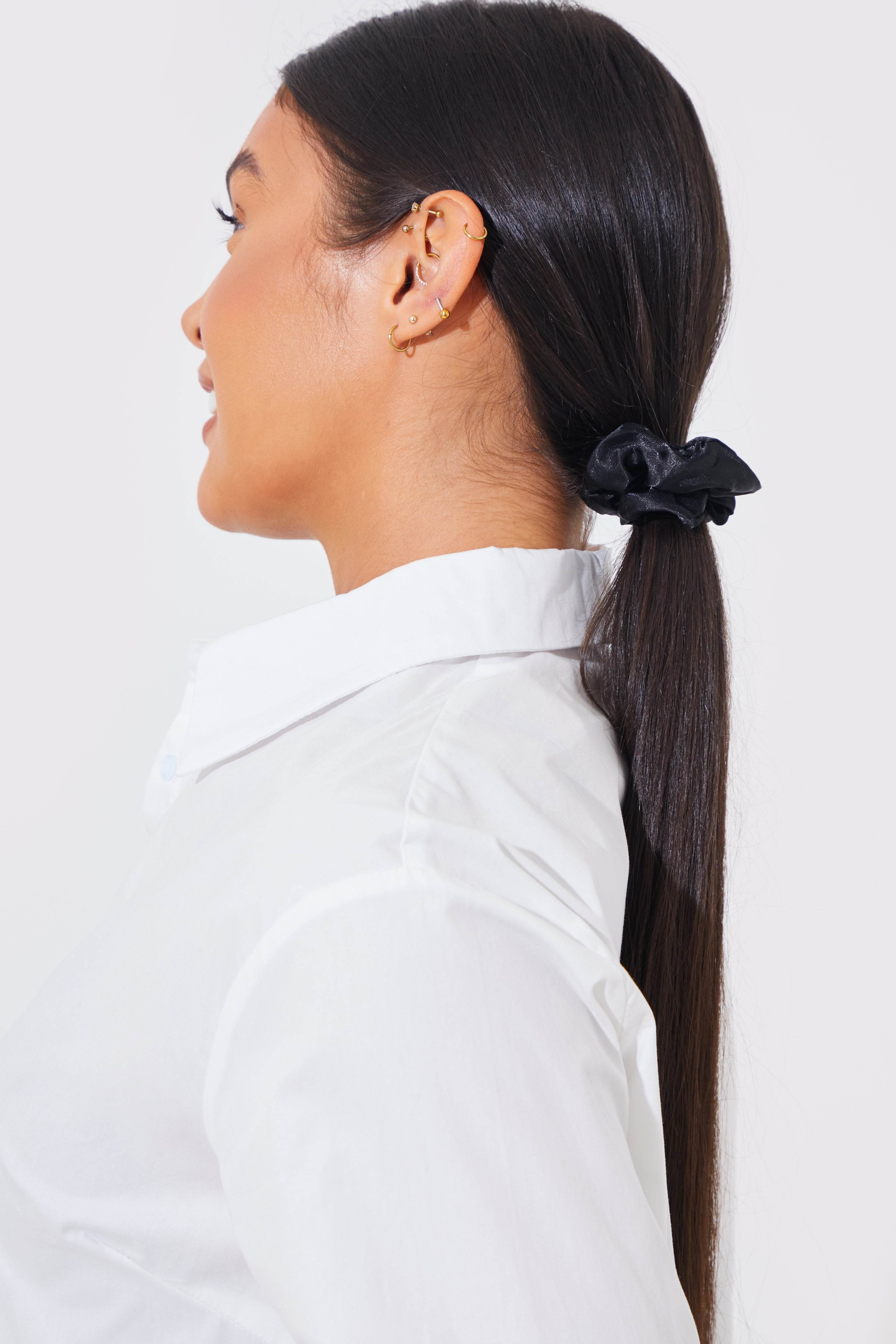 2Pk Satin Scrunchies - InTheStyle