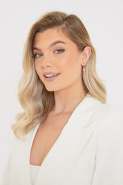 Gold 3 Pack Diamante Earrings