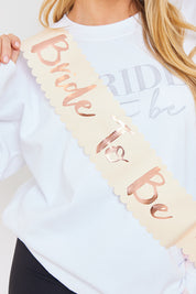 Bride to Be Sash