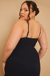 Ribbed Sculpt and Control Strappy Full Length Unitard