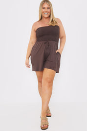 Shirred Bust Playsuit