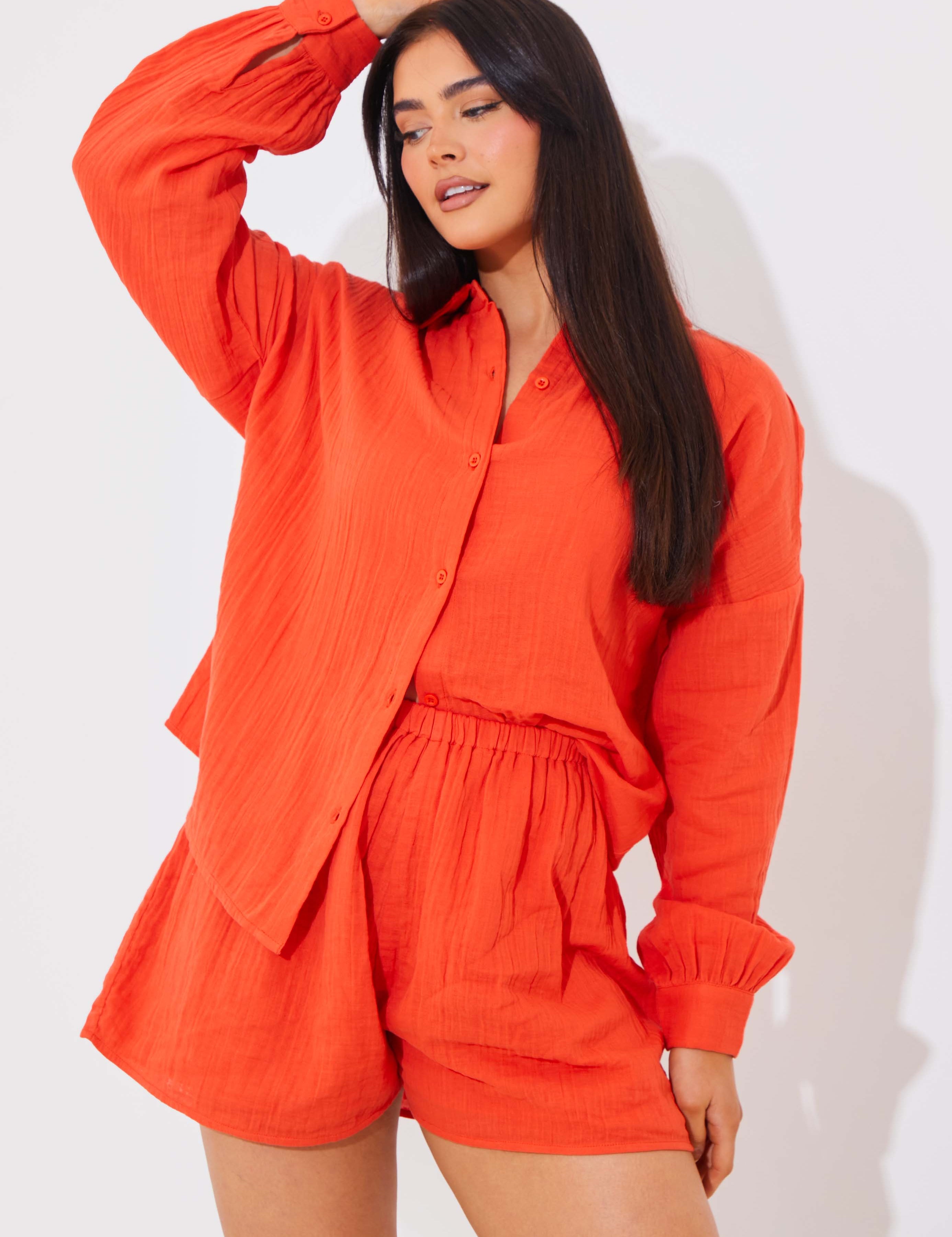 Cheesecloth Short Co-Ord