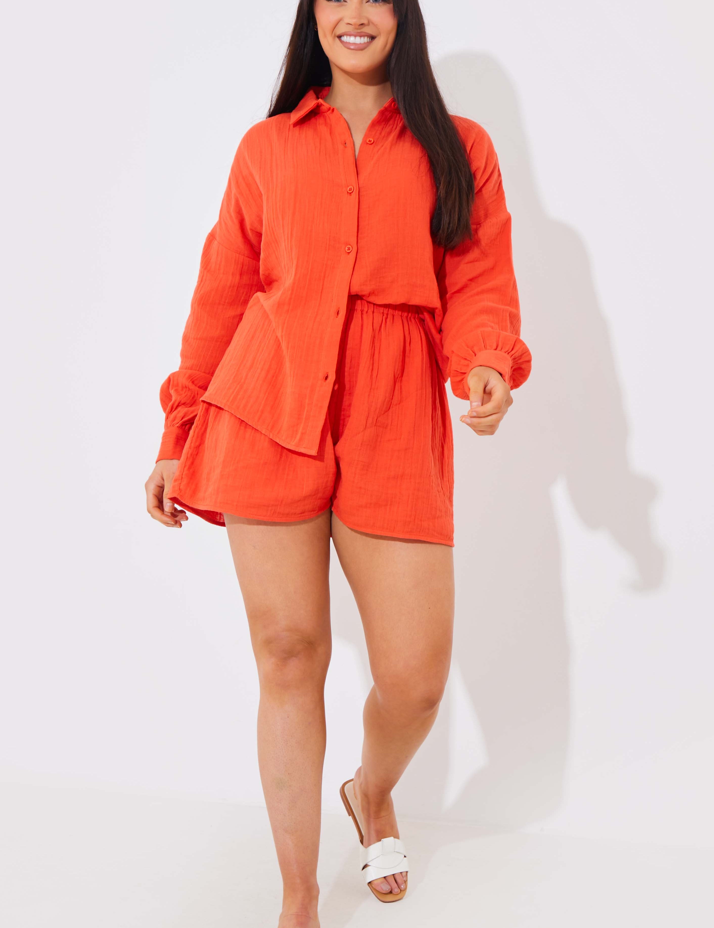 Cheesecloth Short Co-Ord