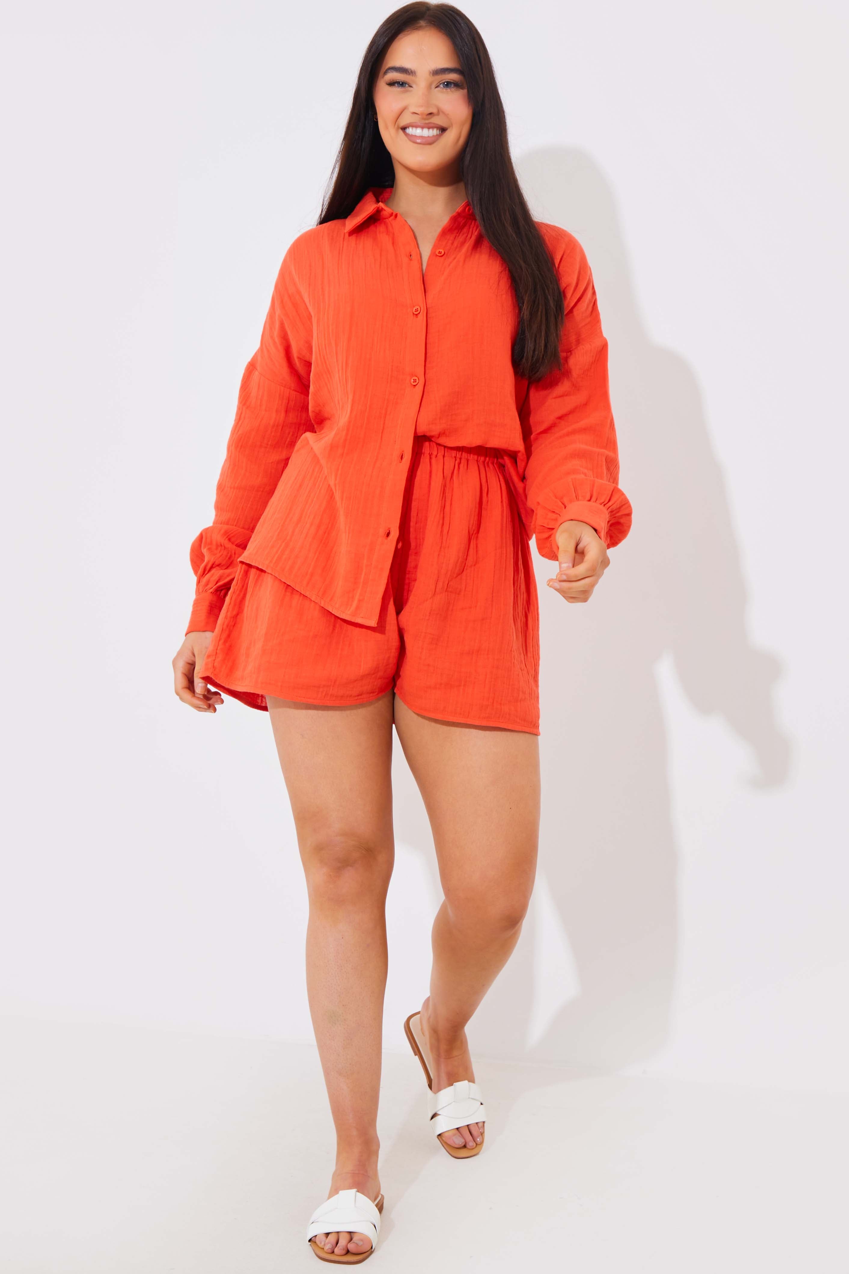 Cheesecloth Short Co-Ord