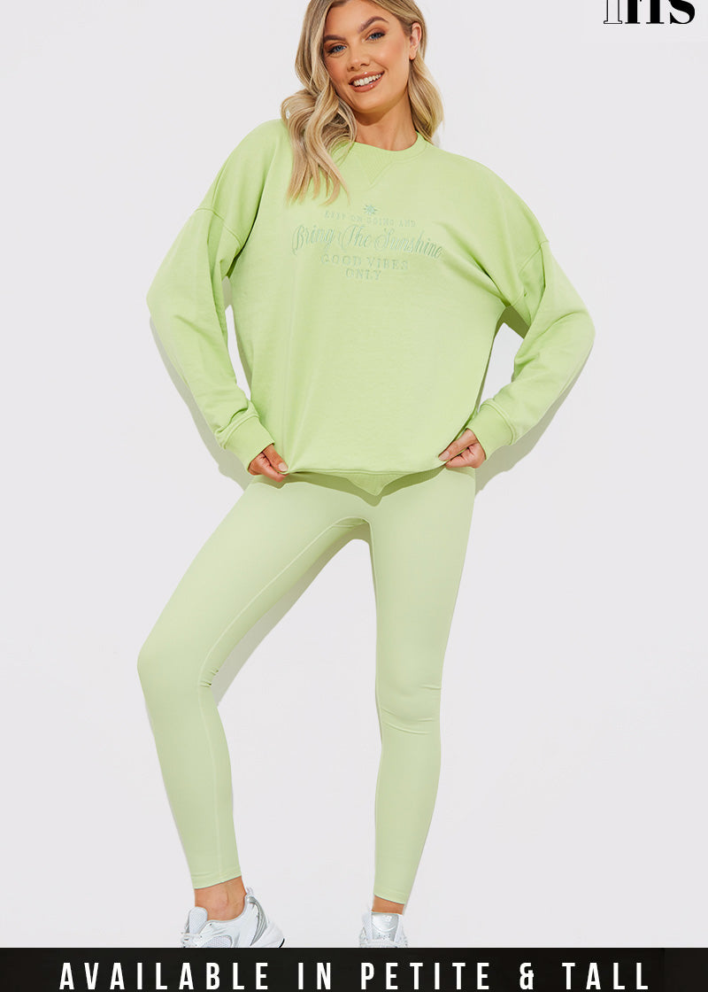 Sculpt Ribbed Sports Leggings