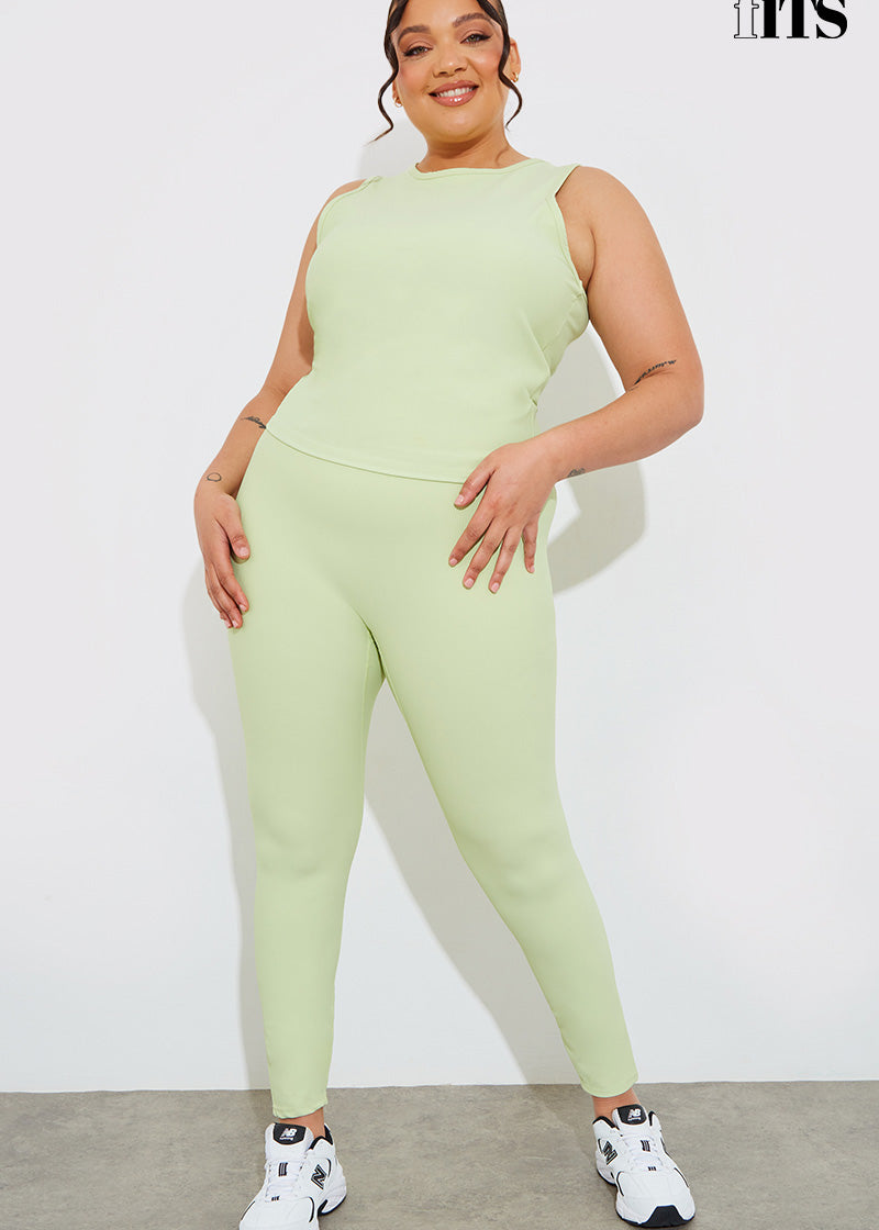 Sculpt Ribbed Sports Leggings