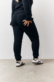 Brushed Rib Co Ord Slim Joggers