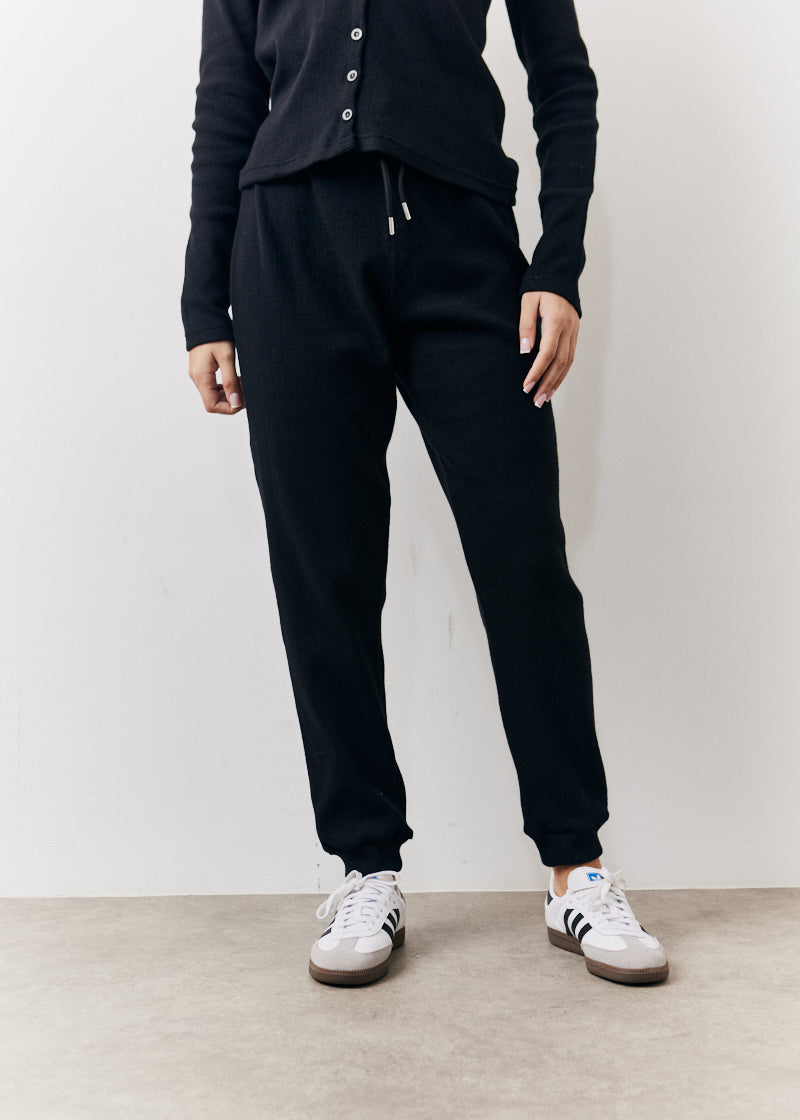 Brushed Rib Co Ord Slim Joggers