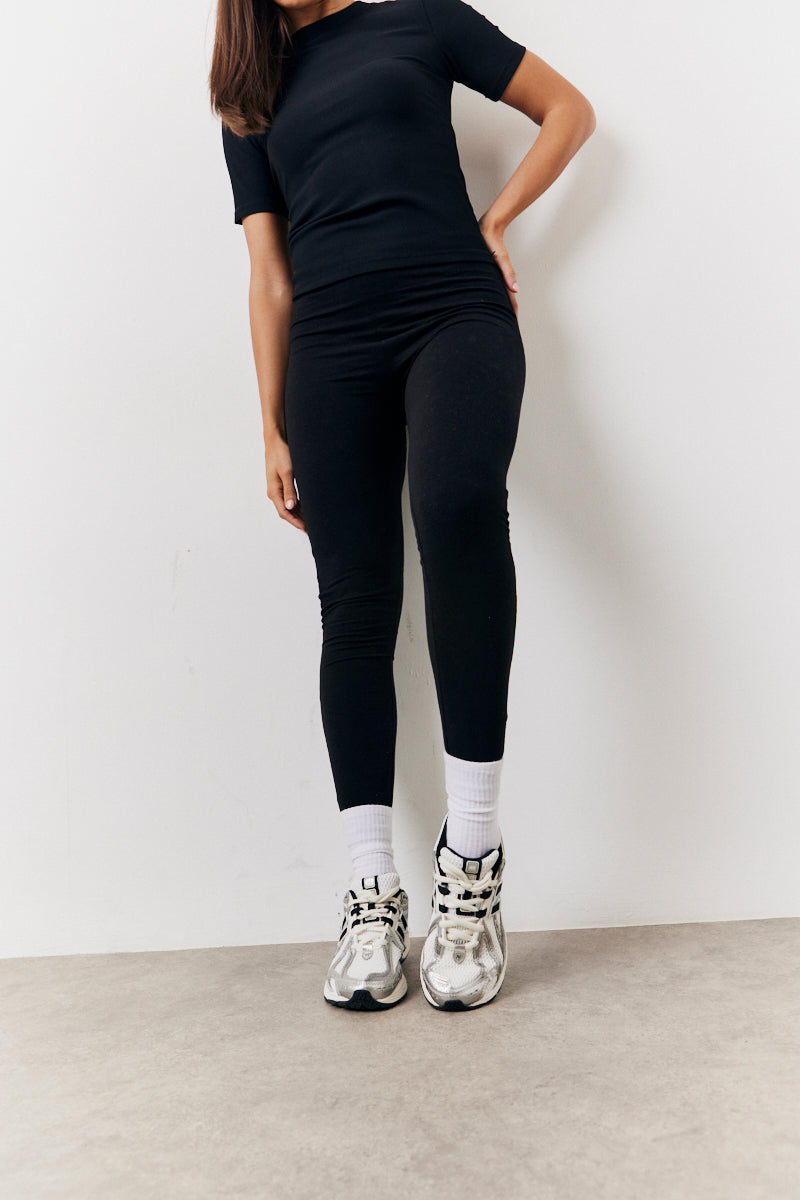 Black 2 Pack Jersey Kickflare and Legging