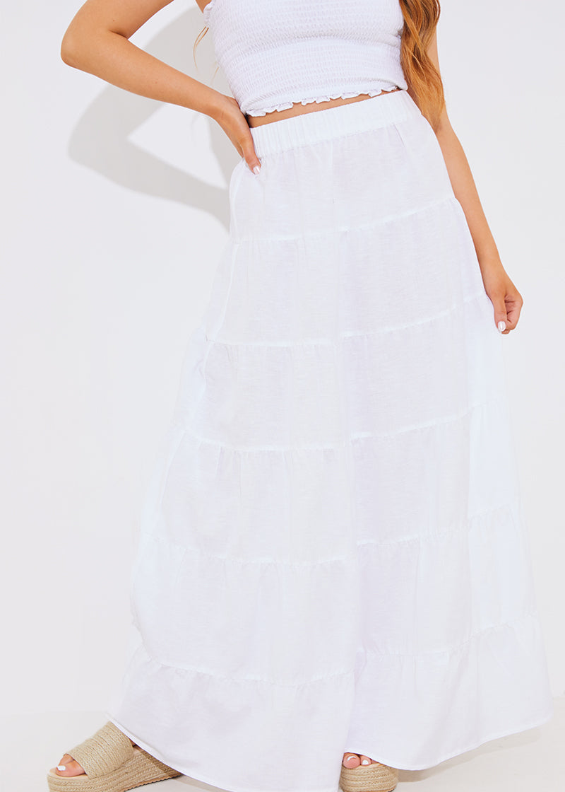 Maxi Tiered Maxi Skirt