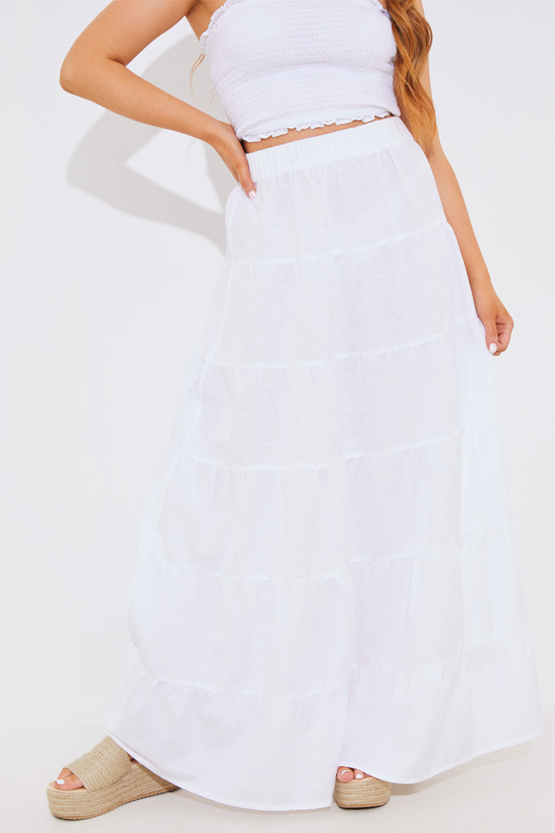 Maxi Tiered Maxi Skirt