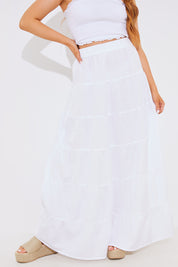 Maxi Tiered Maxi Skirt
