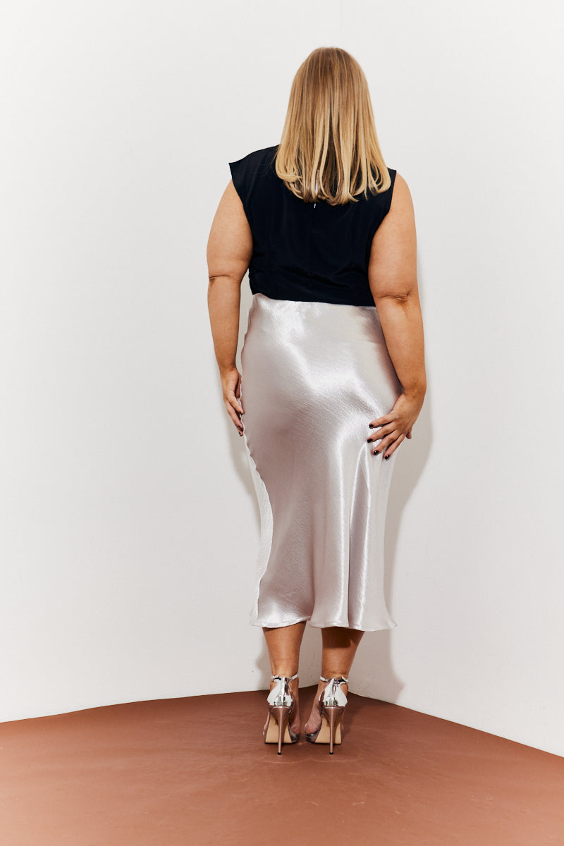 Satin Midaxi Skirt
