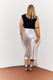 Satin Midaxi Skirt