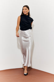 Satin Midaxi Skirt