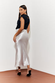 Satin Midaxi Skirt