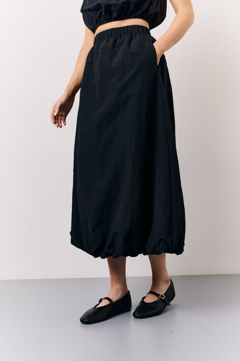 Black Balloon Co-Ord Midi Skirt – InTheStyle