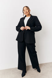 Elastic Waist Back Trouser