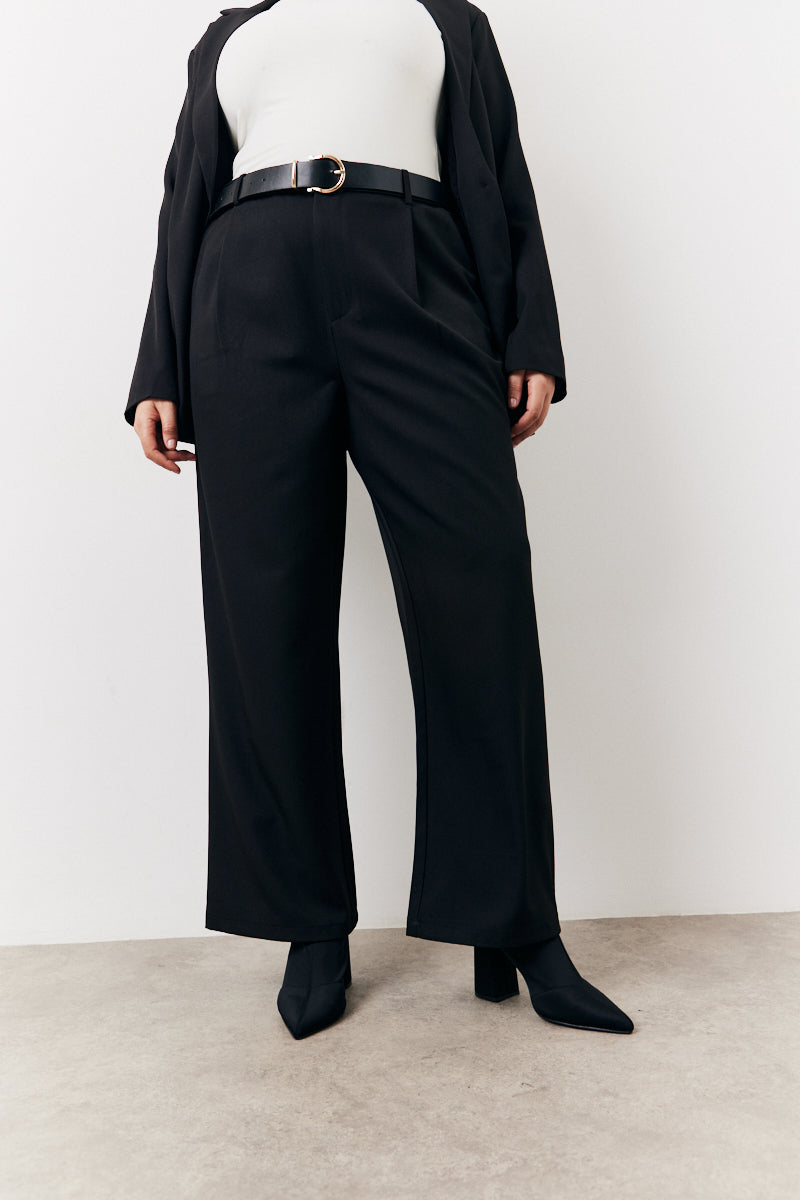 Elastic Waist Back Trouser