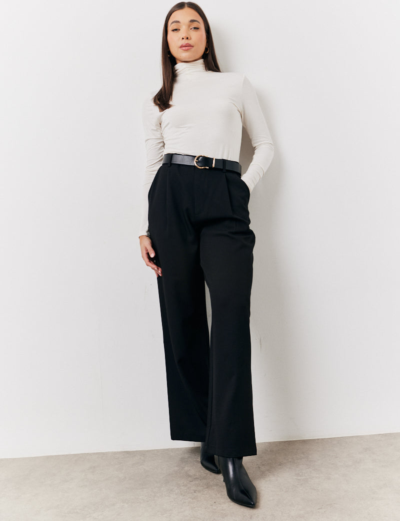 Elastic Waist Back Trouser