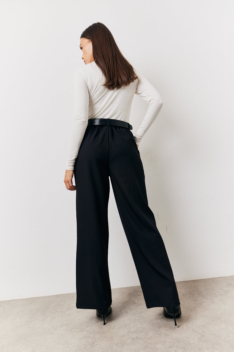 Elastic Waist Back Trouser