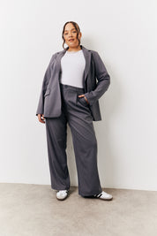 Elastic Waist Back Trouser