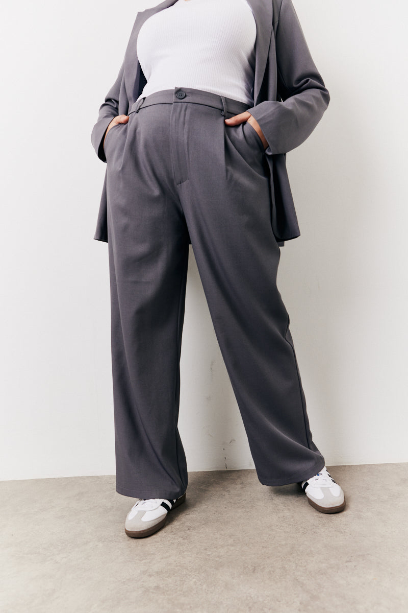Elastic Waist Back Trouser