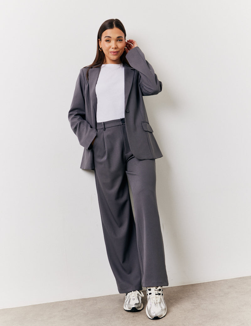 Elastic Waist Back Trouser