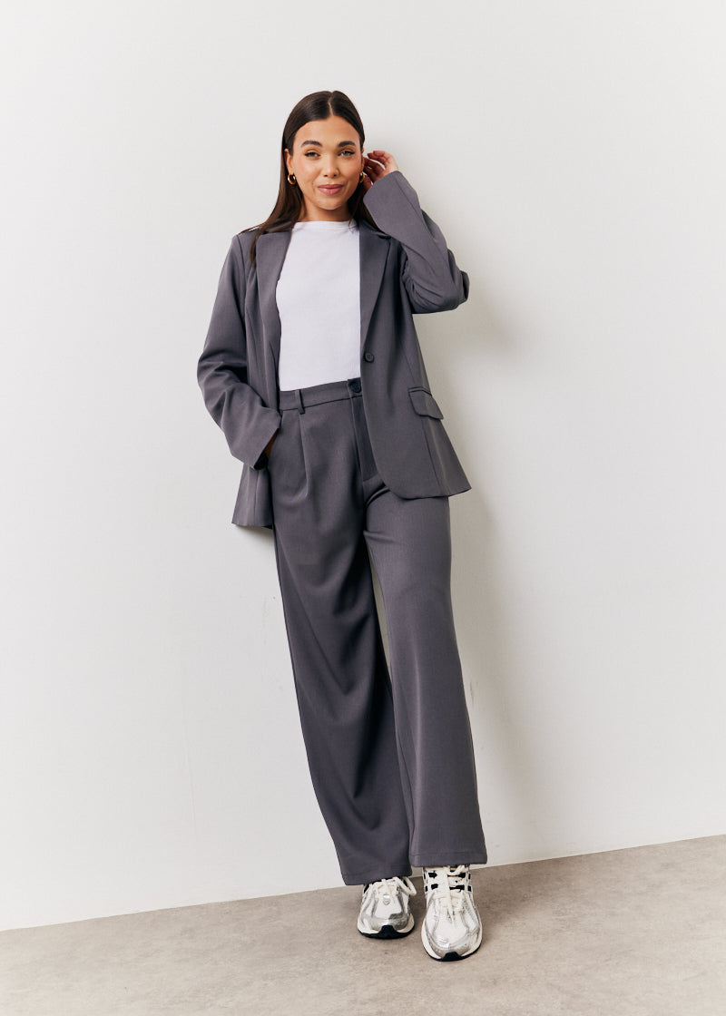 Elastic Waist Back Trouser