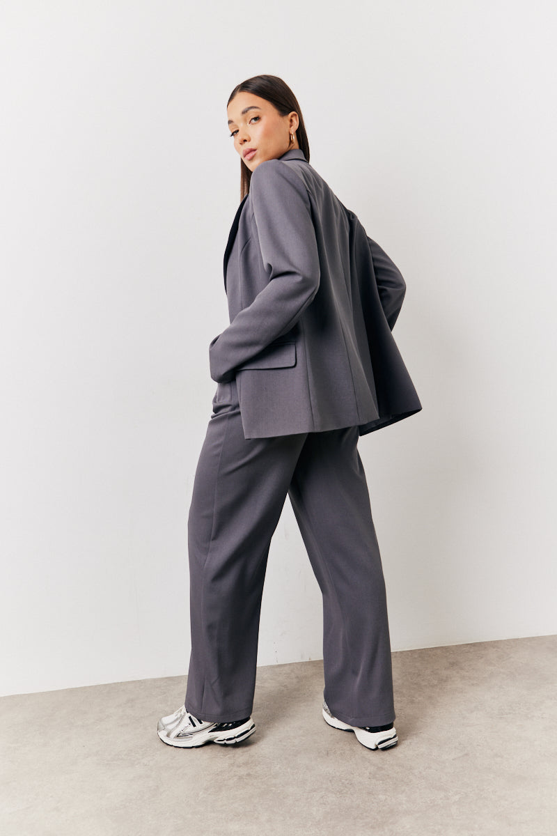 Elastic Waist Back Trouser