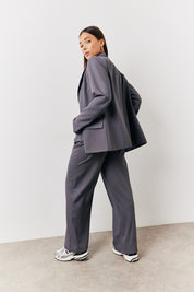Elastic Waist Back Trouser