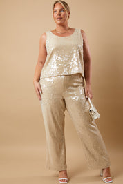 Sequin Trousers