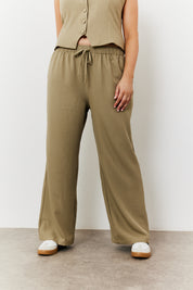 Elasticated Wide Leg Trouser