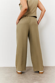 Elasticated Wide Leg Trouser