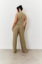 Elasticated Wide Leg Trouser