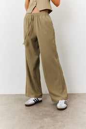 Elasticated Wide Leg Trouser