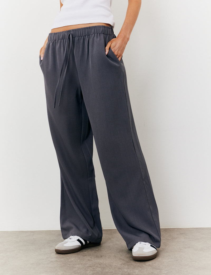Elasticated Wide Leg Trouser