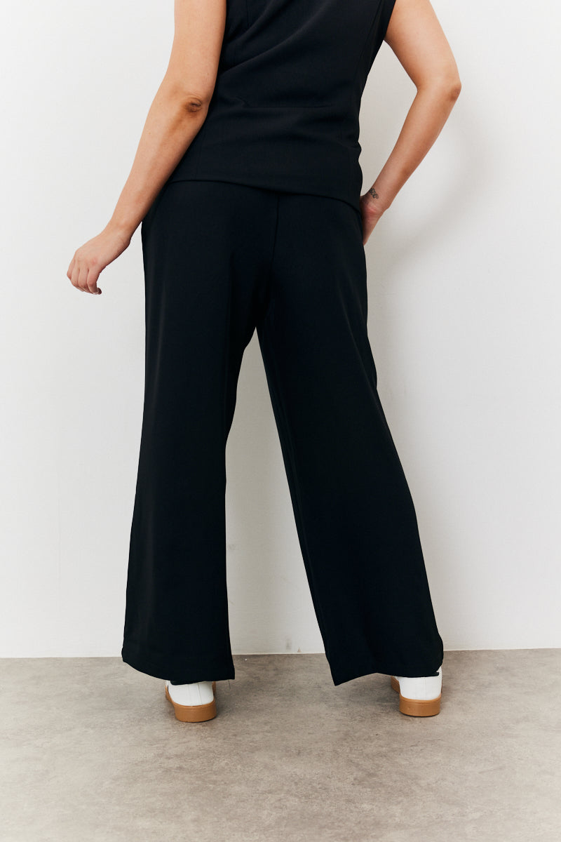 Elasticated Wide Leg Trouser