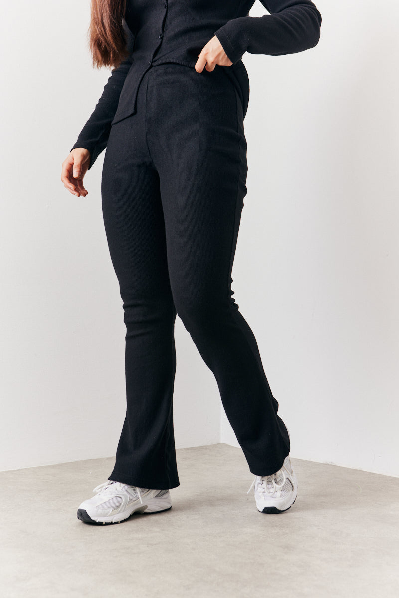 Brushed Rib Fit and Flare